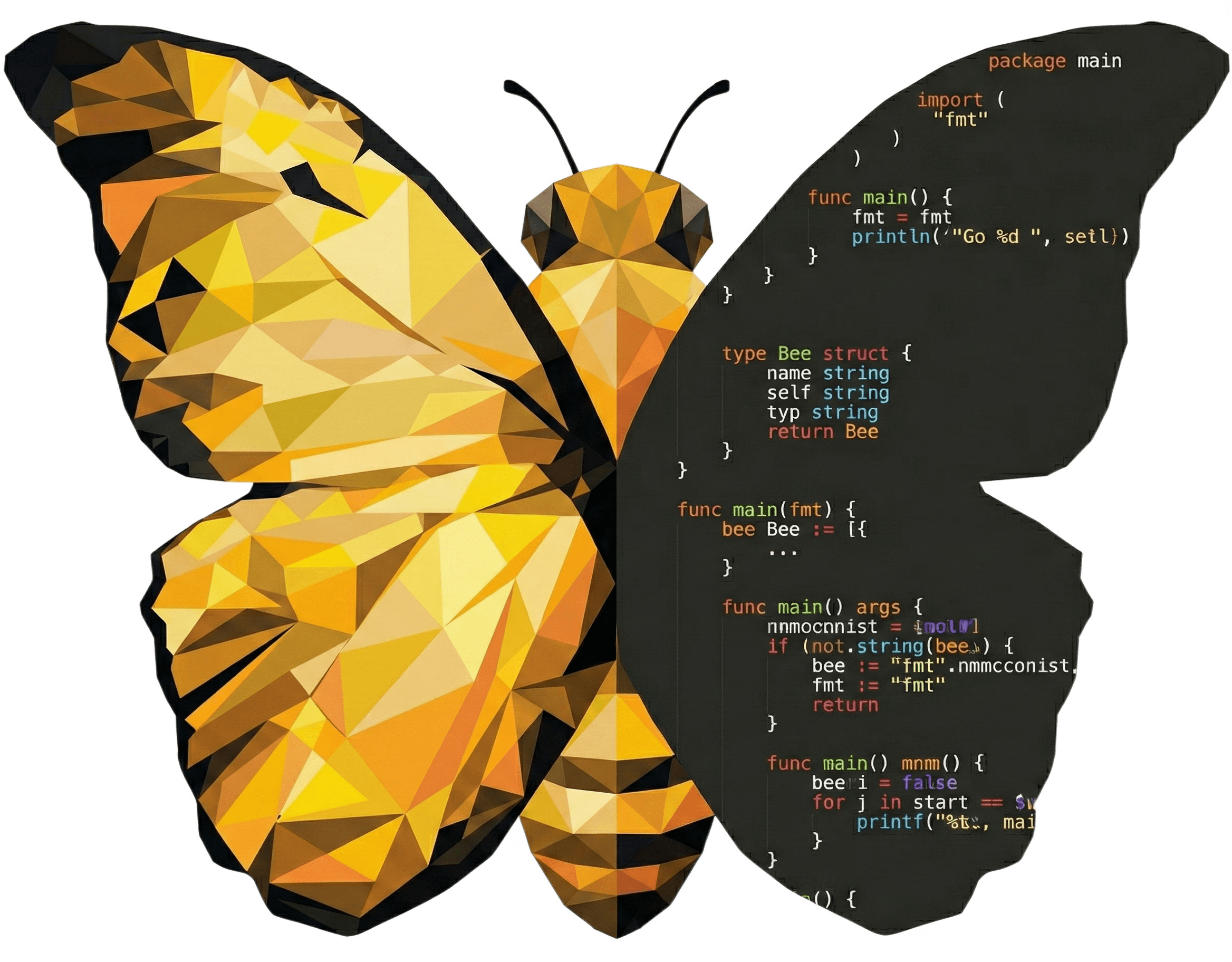 Deeply Digital Butterfly